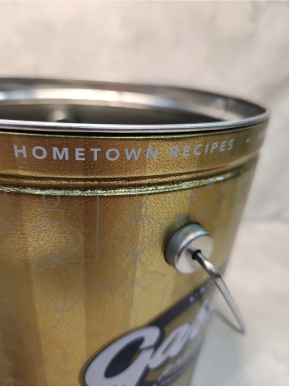 Garrett Popcorn Gold Limited Edition Tin Can Collectible Container